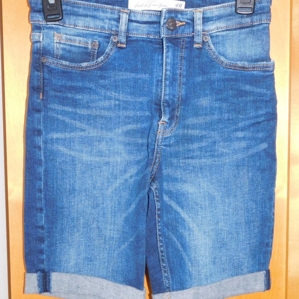 Long Jean Shorts